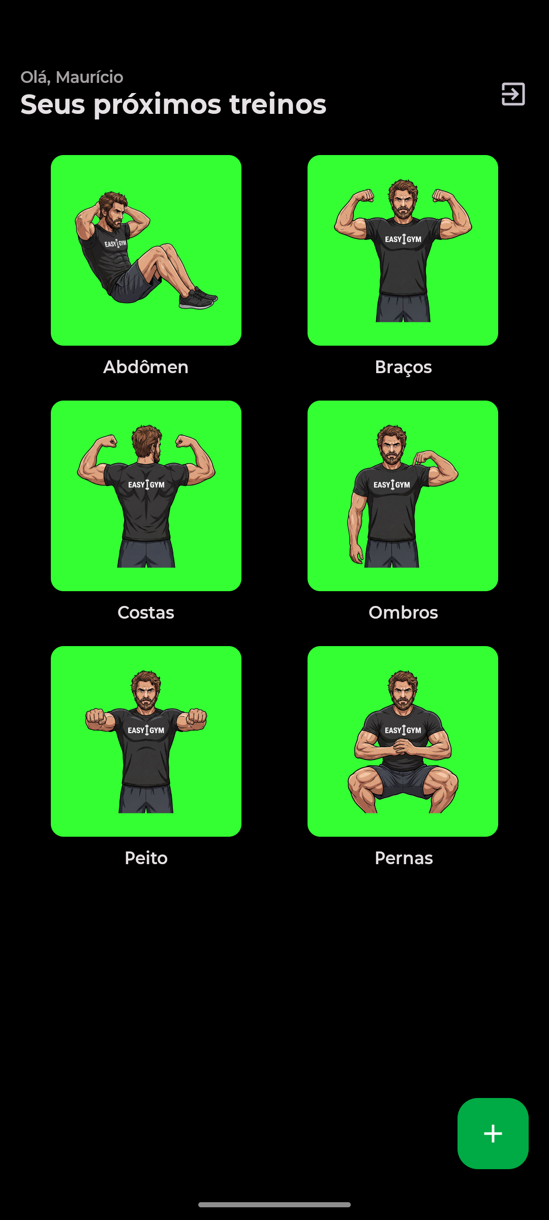 Easy Gym workouts list